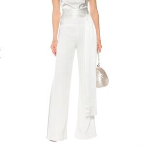 NWT! GALVAN London High Rise Wide Leg Crepe Trouser